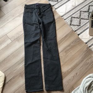 Straight leg grey pants